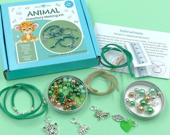Animal Jewellery Making Craft Kit for Children