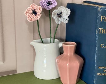 Anemone Beaded Flower Craft Kit for Adults: Creative DIY Hobby