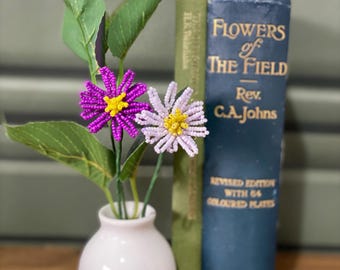 Beaded Aster Flower Kit: Adult Craft Project