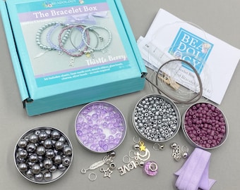 Bracelet Making Kit for Teens/Adults - Thistle Berry. A creative gift idea.