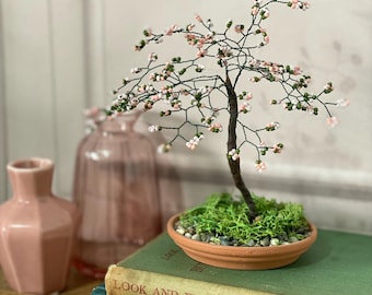 Bonsai Tree Bead Craft Kit: Adult Beading Project