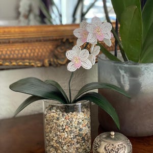 Orchid Plant Bead Craft Kit: Adult Beading Project for Mother's Day