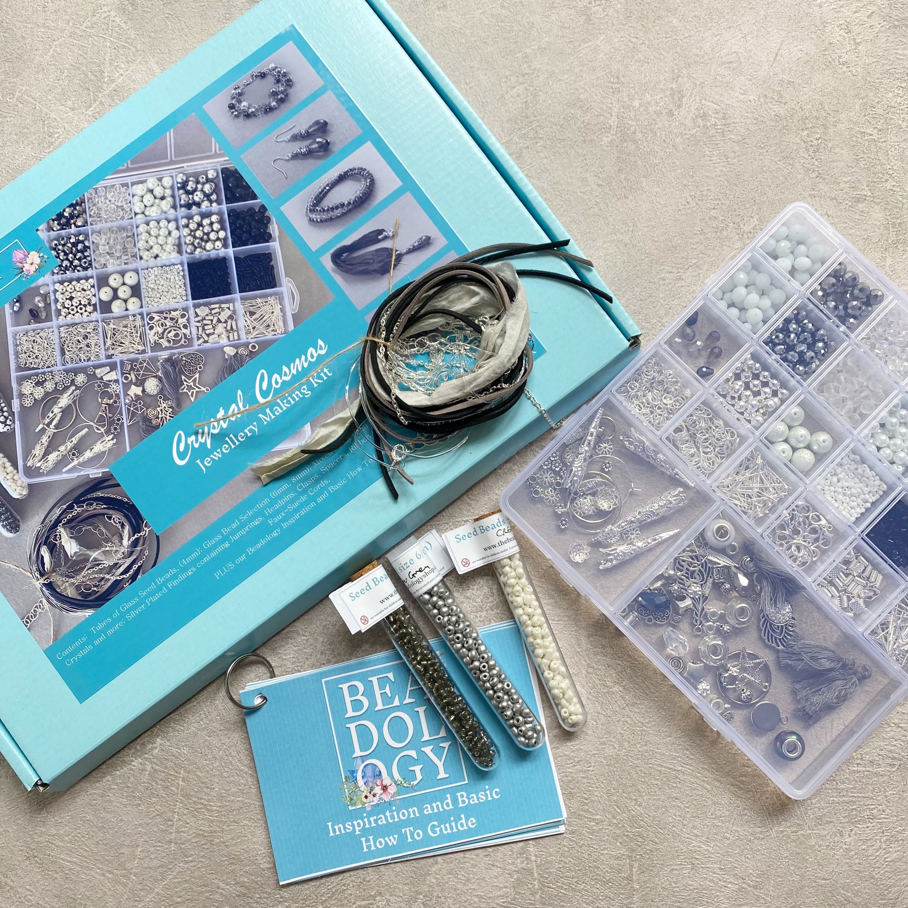 Crystal Cosmos Jewellery Making Kit for Adults by the Beadology Shop 