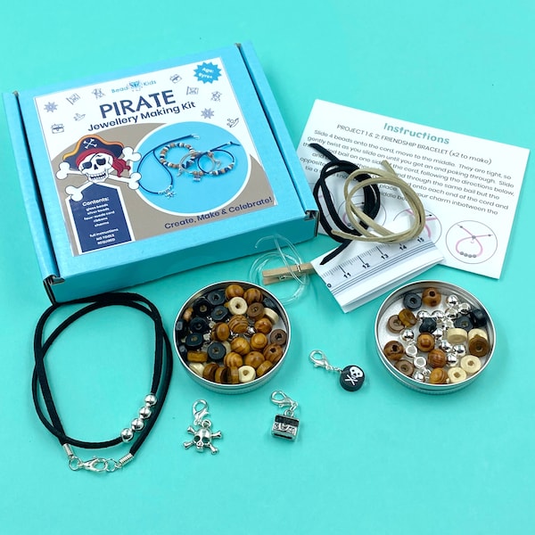 Pirate Jewellery Making Craft Kit for Children