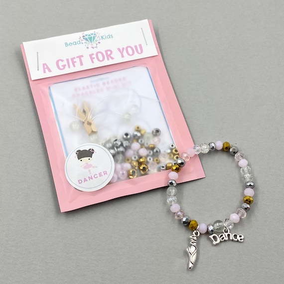 Dancer Elastic Bracelet Mini Kits for Party Bag Favors by BeadKids