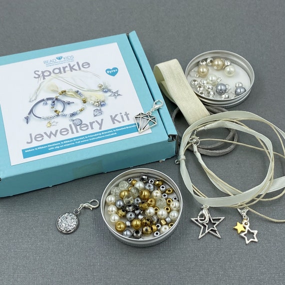 Sparkle Jewellery Making Craft Kit for Children by BeadKids Jewellery