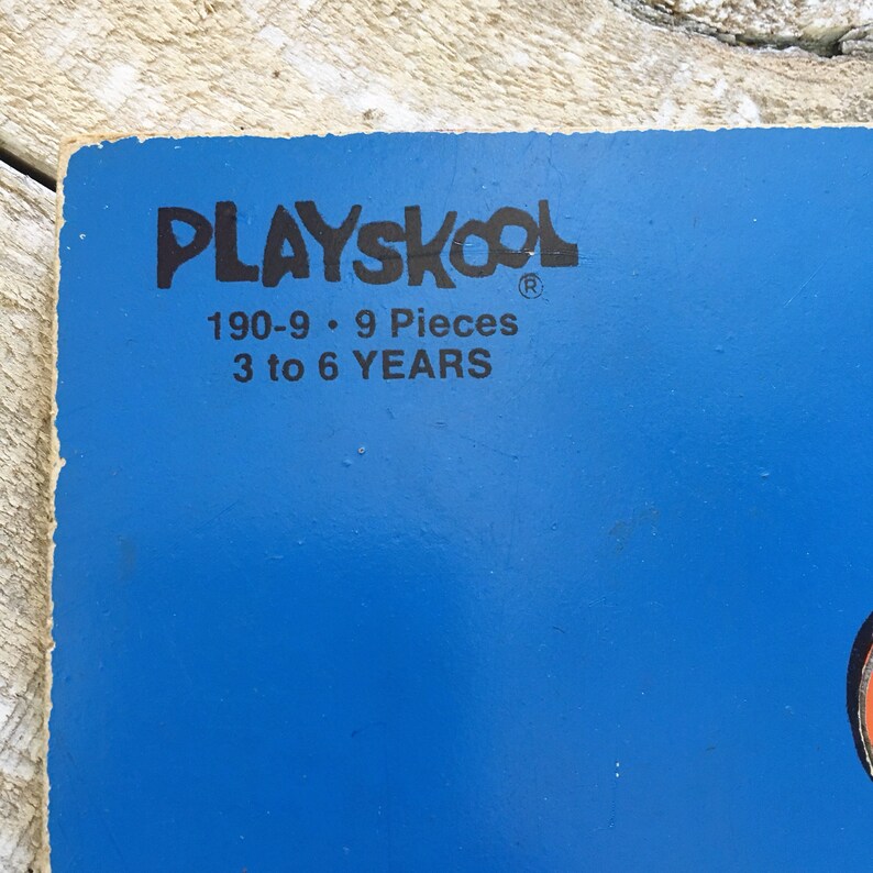 Vintage 1980s Walt Disney/'s Peter Pan Playskool Children/'s Jigsaw Puzzle