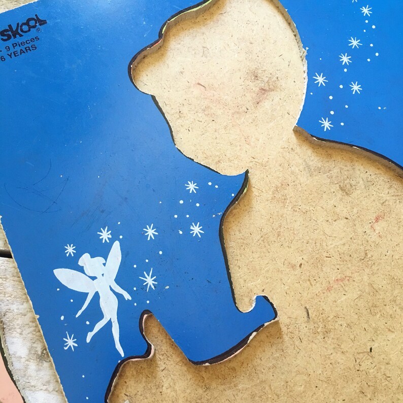 Vintage 1980s Walt Disney/'s Peter Pan Playskool Children/'s Jigsaw Puzzle