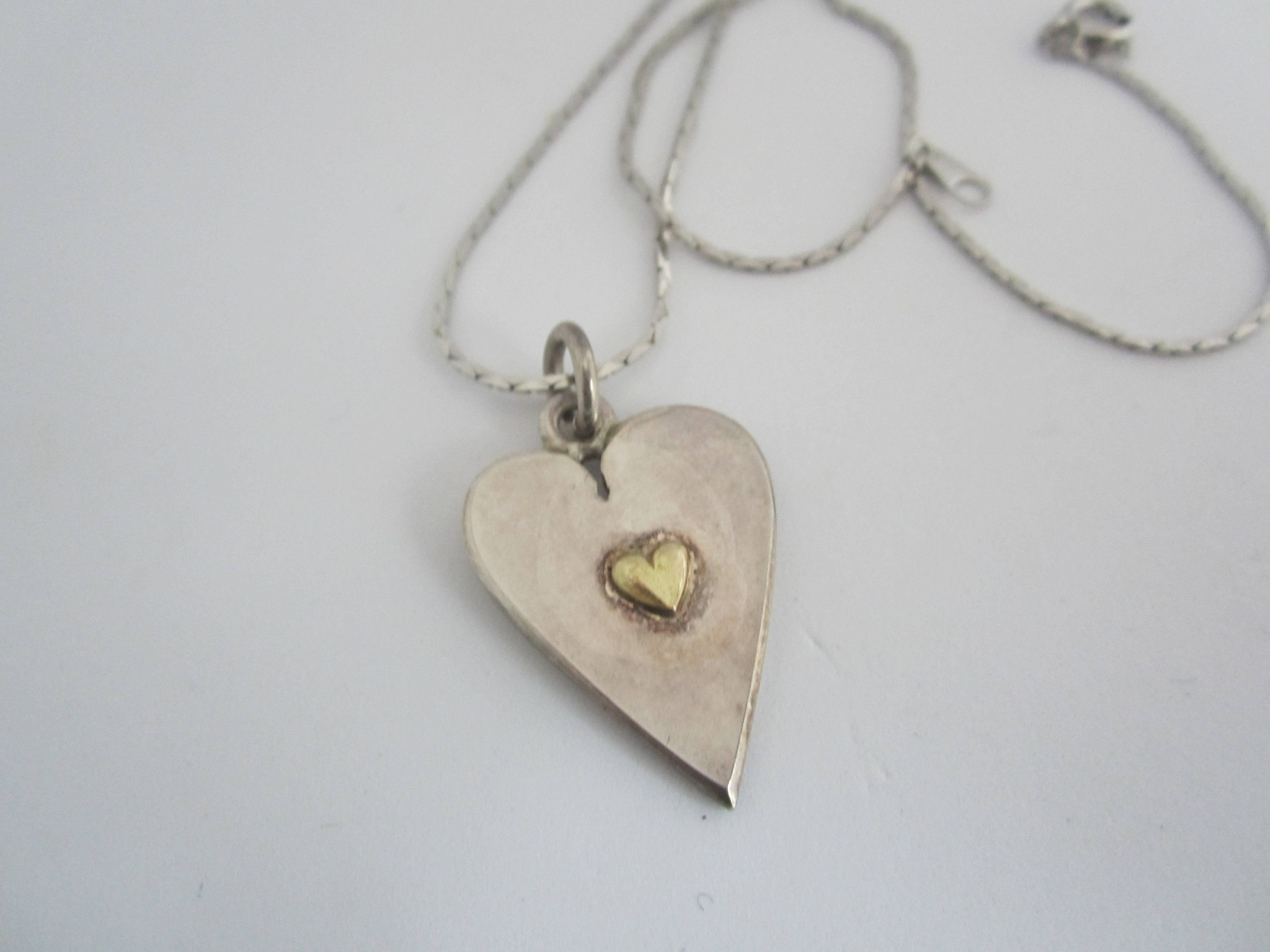 ファッション雑貨・小物その他 ENGBROX silver925petit heart necklace Genuine Baltic Amber Heart Necklace; Genuine Amber Stone W