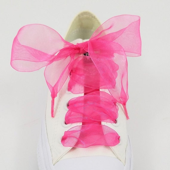 Organza shoelaces clearance