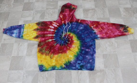 Hanes tie store dye hoodie