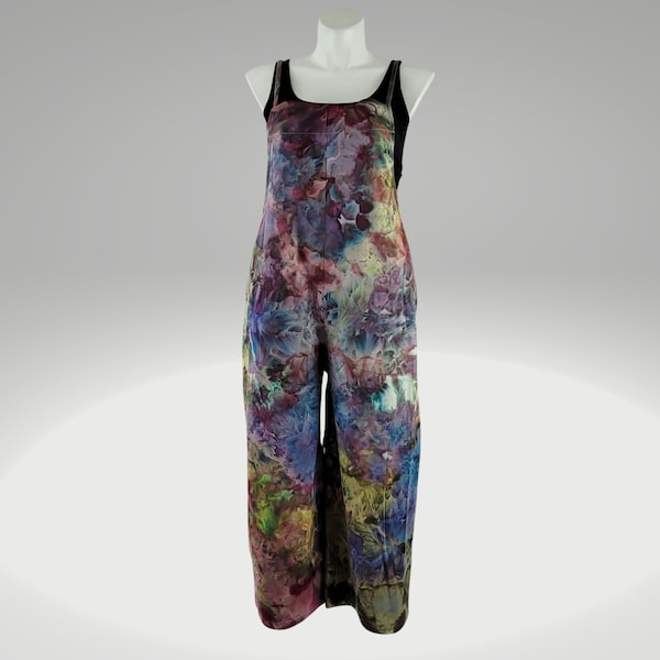 Tie-Dye Long Jumpsuit Purple main image 0
