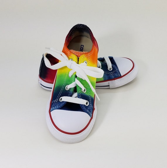 converse kids rainbow