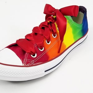 Chuck Taylor All Stars, Converse low top shoes, rainbow dyed converse, converse running shoes, converse all star,hand dyed shoe