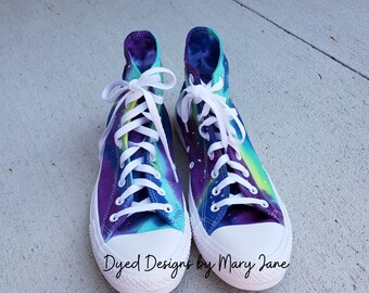 Chuck Taylor All Stars, tênis Converse tingidos, sapatos Galaxy