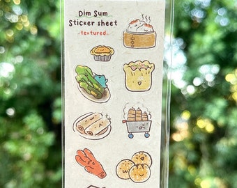 Mini Dim Sum Texture Sticker Sheet for Hobonichi Bullet Journal