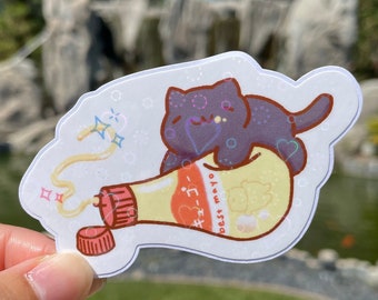 maimao麦猫 美食 ステッカー Cute Cat Kewpie Mayo Sticker, Holographic Japanese Food Decal - Etsy