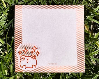 Foodie Frog Sticky Note / Post-it /  Cute kawaii Paper Stationery/ Fun School Supply