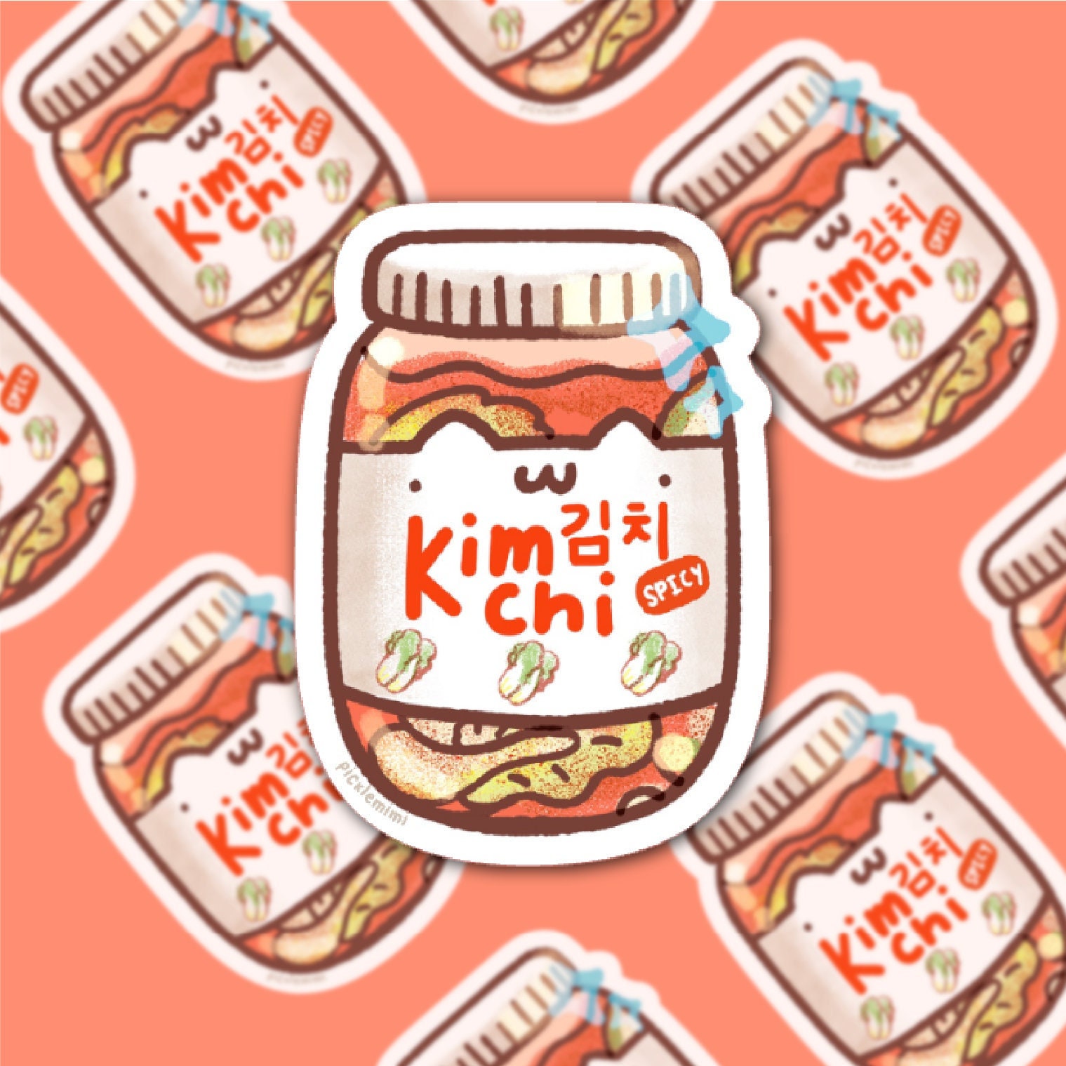 Full Color Print Die-Cut Vinyl Sticker Packs — Kimchi Kawaii