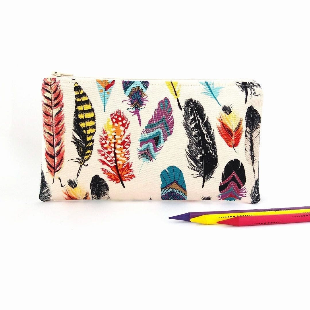 Boho Travel Wallet Tribal Pencil Pouch Teen Girl Gift Small Etsy