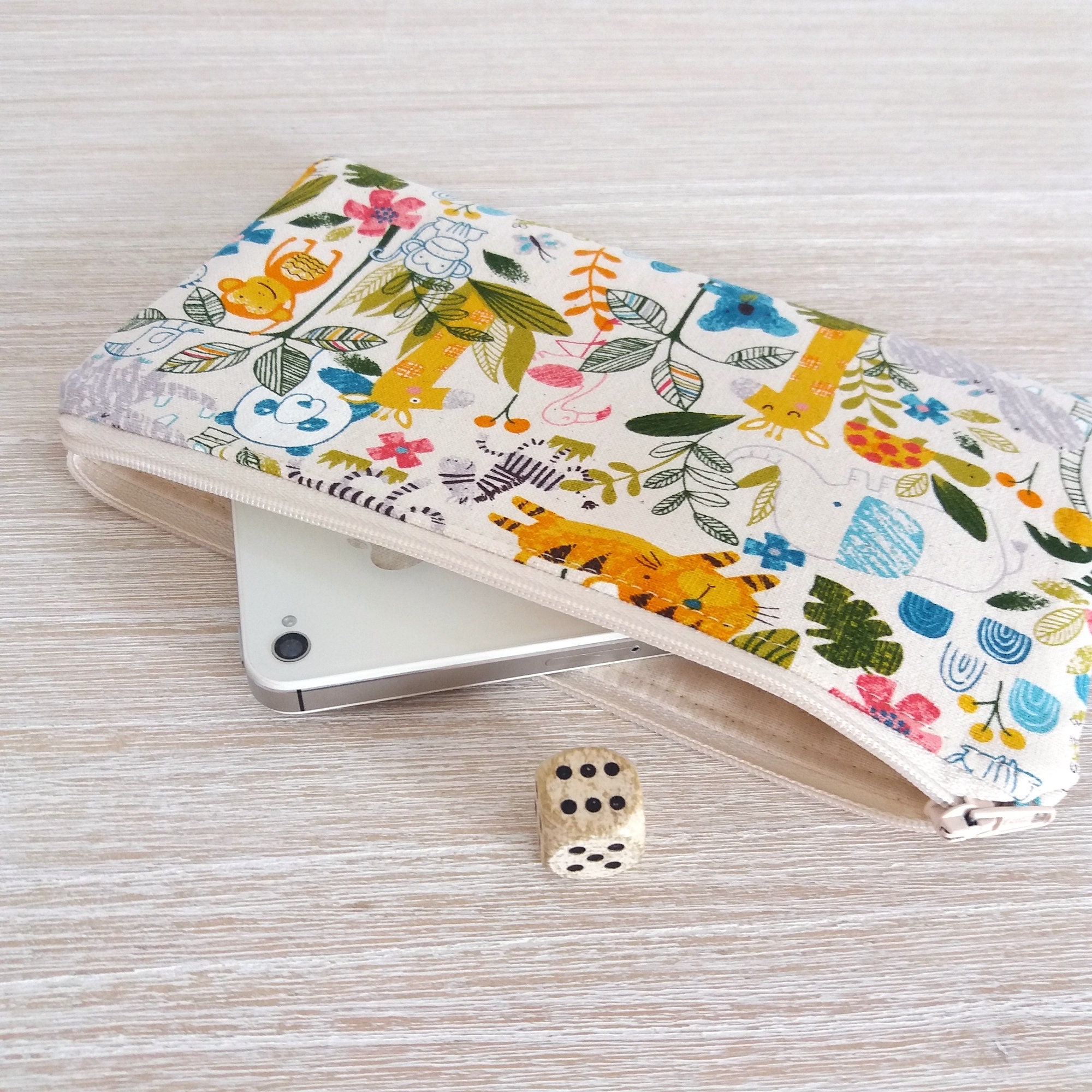 Cute animal pencil pouch Zipper pencil case Children pencil Etsy