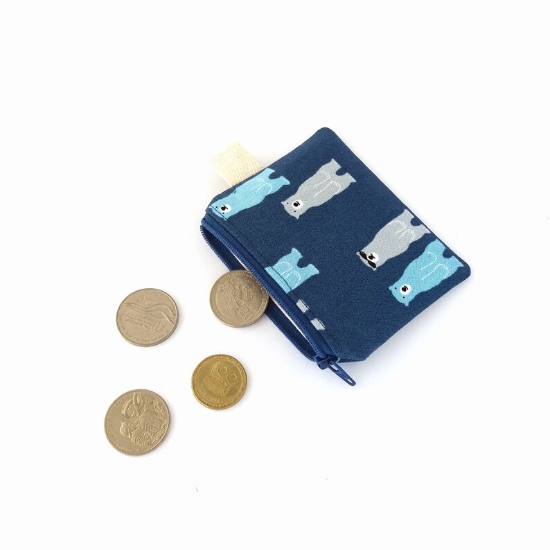 Boys Coin Purse Cute Coin Pouch Keychain Wallet Tiny Zipper Etsy