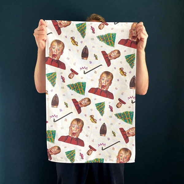 Home Alone Christmas Tea Towel