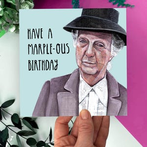 Miss Marple Birthday Card: Agatha Christie Mystery Fan Gift Bild 1