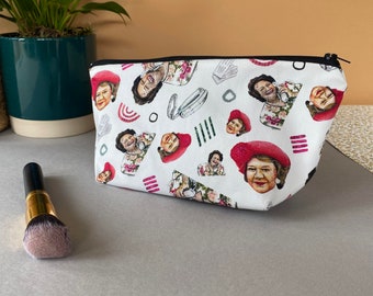 Hyacinth Patterened Make Up Bag