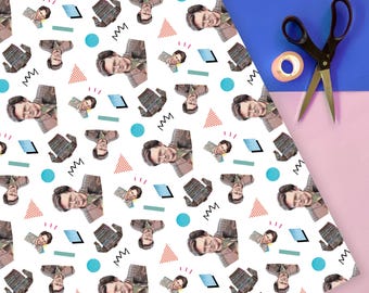 Bill Pullman Wrapping Paper: 90s Rom-Com Nostalgia Gift Wrap