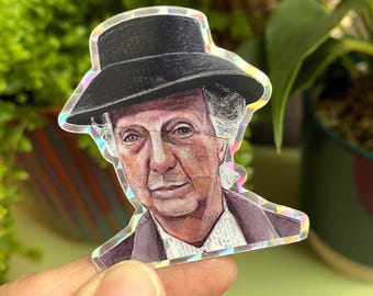 Miss Marple Holographic Sticker