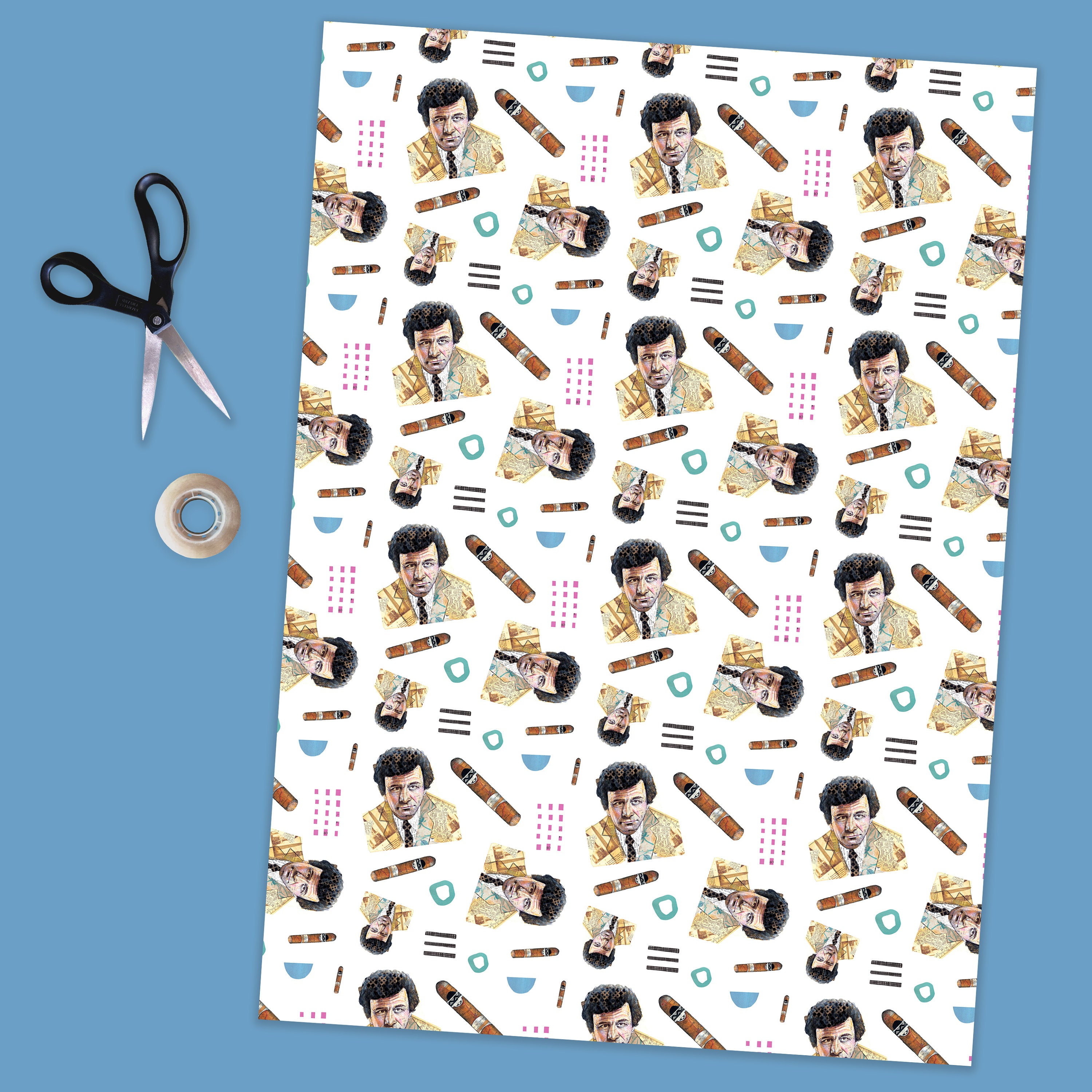 Columbo Wrapping Paper | Etsy