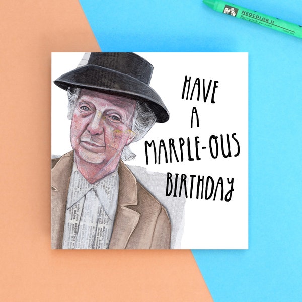 Mrs Marple - Have A Marple-ous Birthday