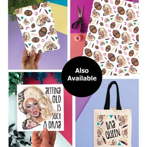 RuPaul Gift Wrap – Fun Drag Queen Wrapping Paper for RuPaul Fans | Camp, Colourful, LGBT Gift Wrap | Drag Race Birthday Wrap image 10