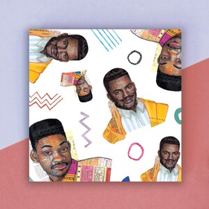 Carte motif prince frais