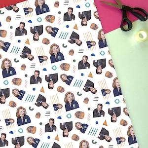 X-Files Wrapping Paper – Mulder & Scully 90s Gift Wrap for Conspiracy Theorists, Sci-Fi Fans