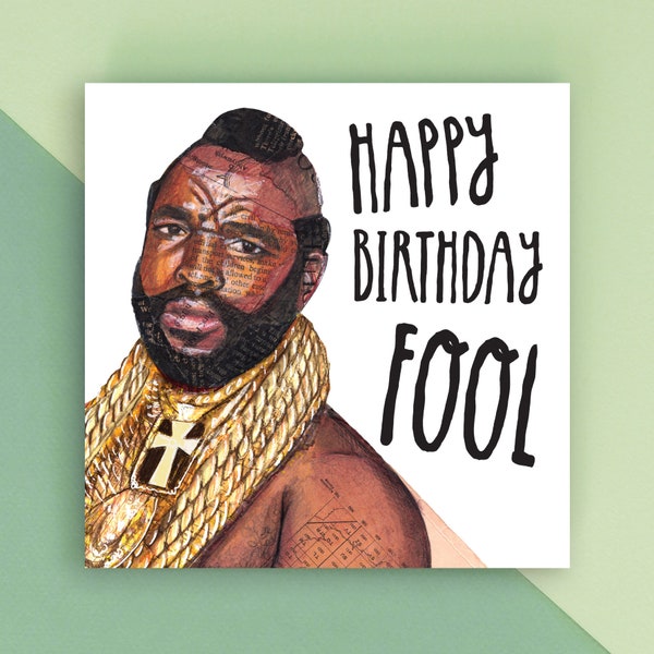 Happy Birthday Fool - A Team Card