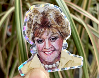Jessica Fletcher Holographic Sticker