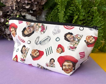 Hyacinth Bucket Bag: &quot;Keeping Up Appearances&quot; 100% Cotton Pencil/Cosmetic Case