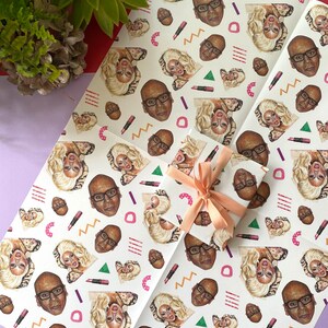 RuPaul Gift Wrap – Fun Drag Queen Wrapping Paper for RuPaul Fans | Camp, Colourful, LGBT Gift Wrap | Drag Race Birthday Wrap image 5