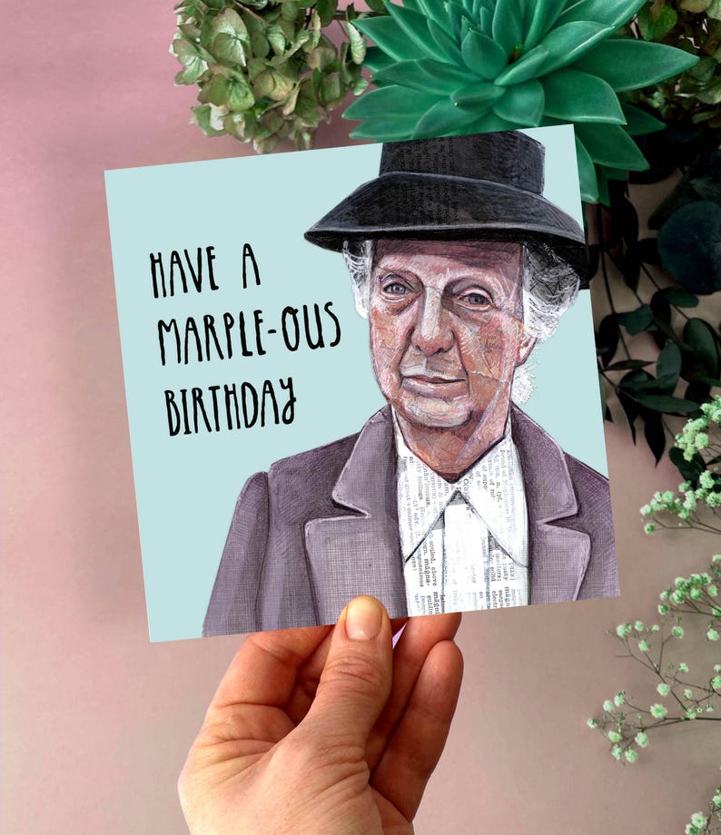 Miss Marple Birthday Card: Agatha Christie Mystery Fan Gift Bild 4