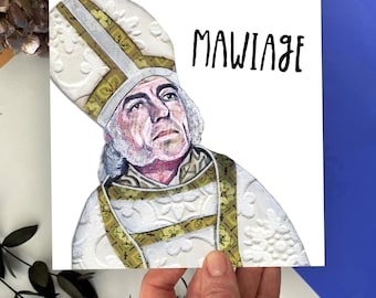 Funny Princess Bride Inspired Wedding Card, Mawiage Anniversary Card