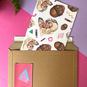 RuPaul Gift Wrap – Fun Drag Queen Wrapping Paper for RuPaul Fans | Camp, Colourful, LGBT Gift Wrap | Drag Race Birthday Wrap image 6