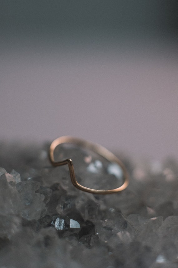 9 Carat Gold Ring, 9 Carat Solid Gold Triangle Ring, 9 Carat Gold Simple Ring, 9 Carat Gold Geometric Ring, 9 Carat Gold Minimalistic Ring