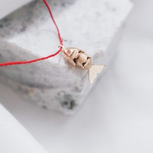 Gold Fish Necklace