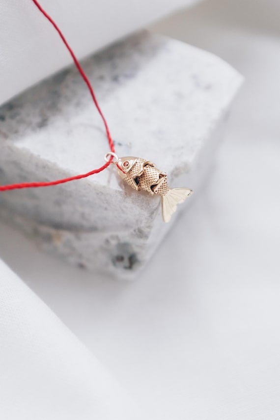 Gold Fish Necklace
