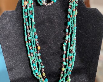 Boho style Beaded Necklace