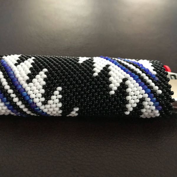 Beautiful Hand Beaded Native American Lighter Case