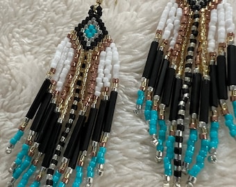 Brick Stich Earrings