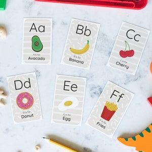 Alphabet Flashcards, Printable ABC Cards, Printable Alphabet Cards, Alphabet Wall Cards, Instant Download, Preschool, Kindergarten image 2